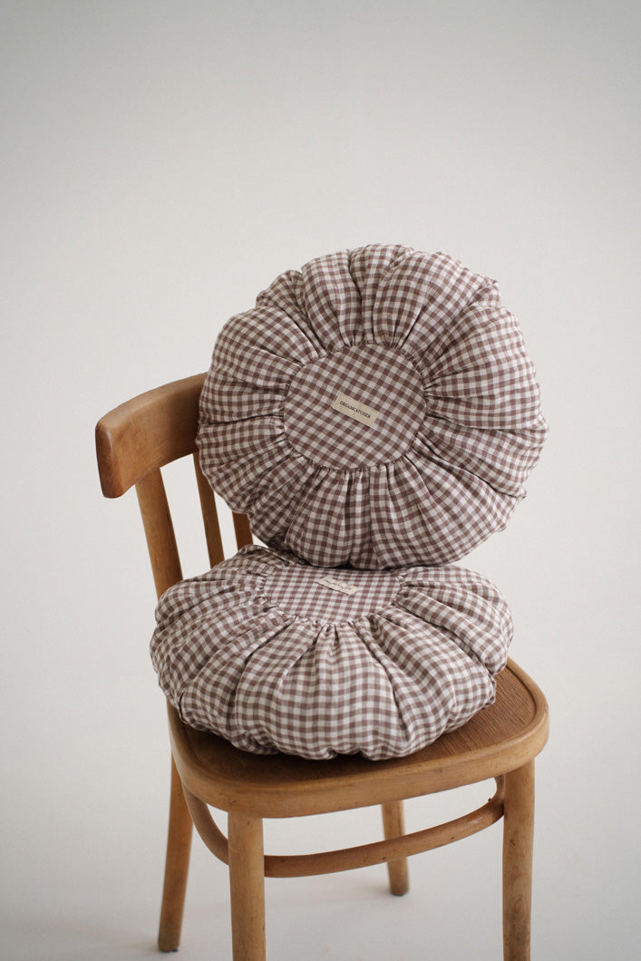 Okrągła poduszka Oval Lino