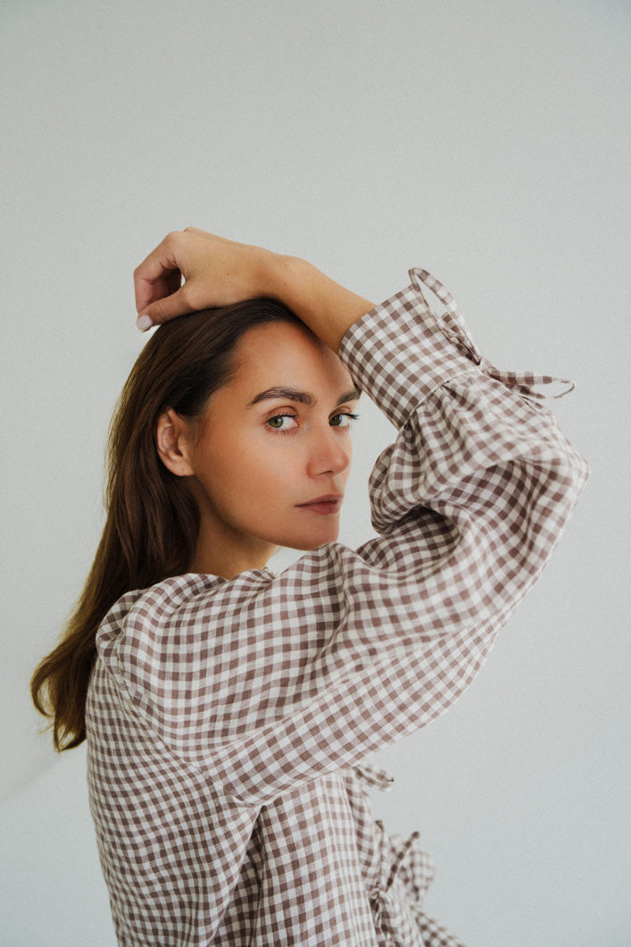 Koszula na troczki Lea