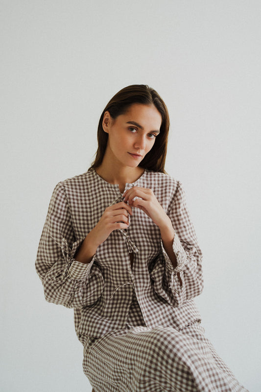 Koszula na troczki Lea